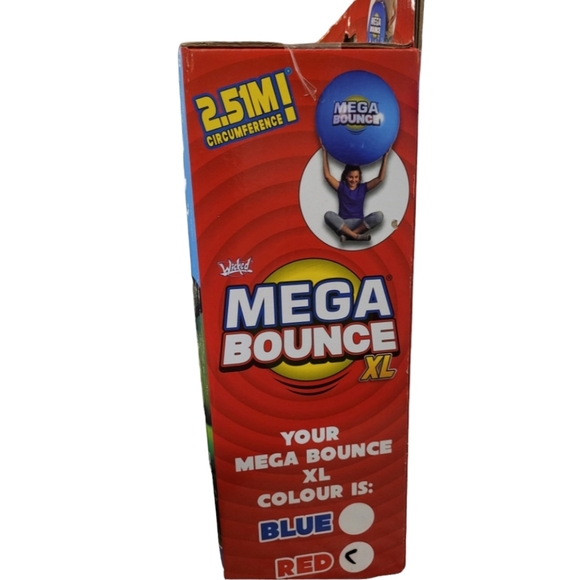 Mega Bounce XL Red Ball By Wicked New in Box - Picture 3 of 4